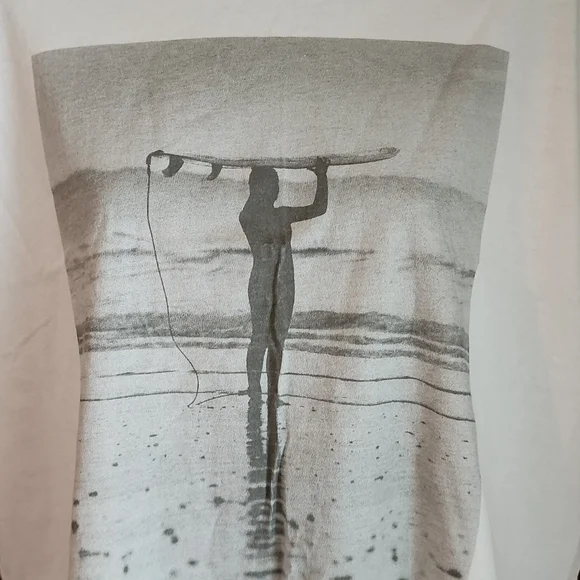 SURFER BEACH BABE CROP top size small - Picture 2 of 8